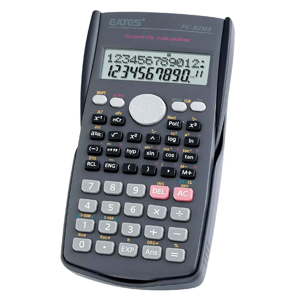 Schul lieferanten Günstige FC-82MS 10 + 2 Ziffern 2 Line Scientific Calculator mit 240 Function Table Calculator