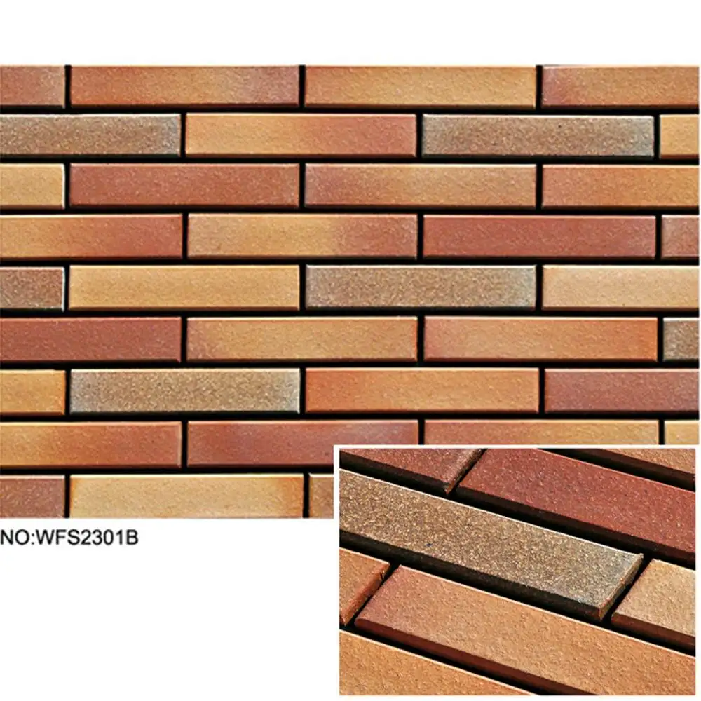 Colorful Exterior Decorative Clay Split Wall Brick