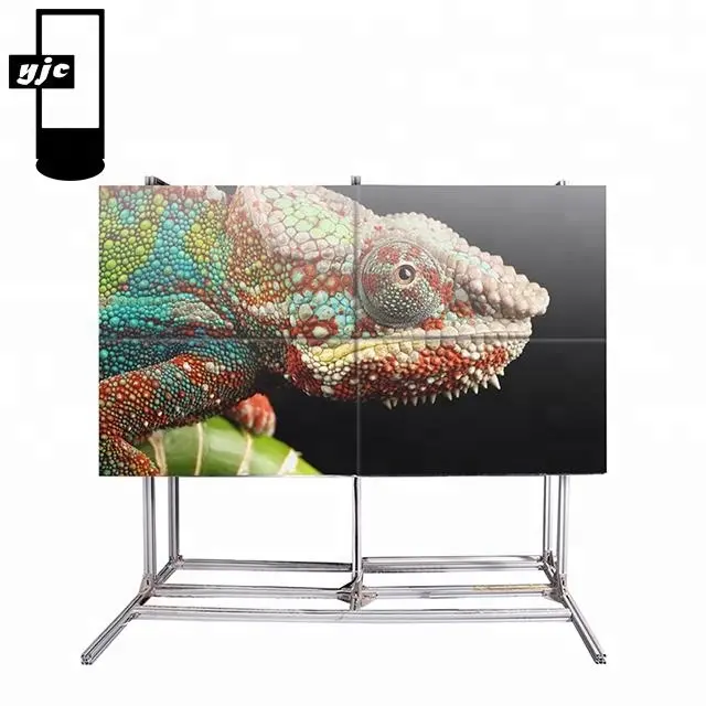 Monitor de pantalla grande con resolución UD 4k, pared de vídeo independiente de 55 pulgadas