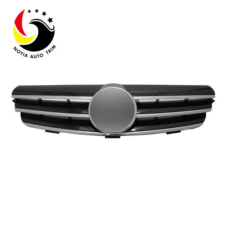 Rejilla cromada para Mercedes Benz W209 negro de plata de la parrilla para benz CLK clase 2003-2009