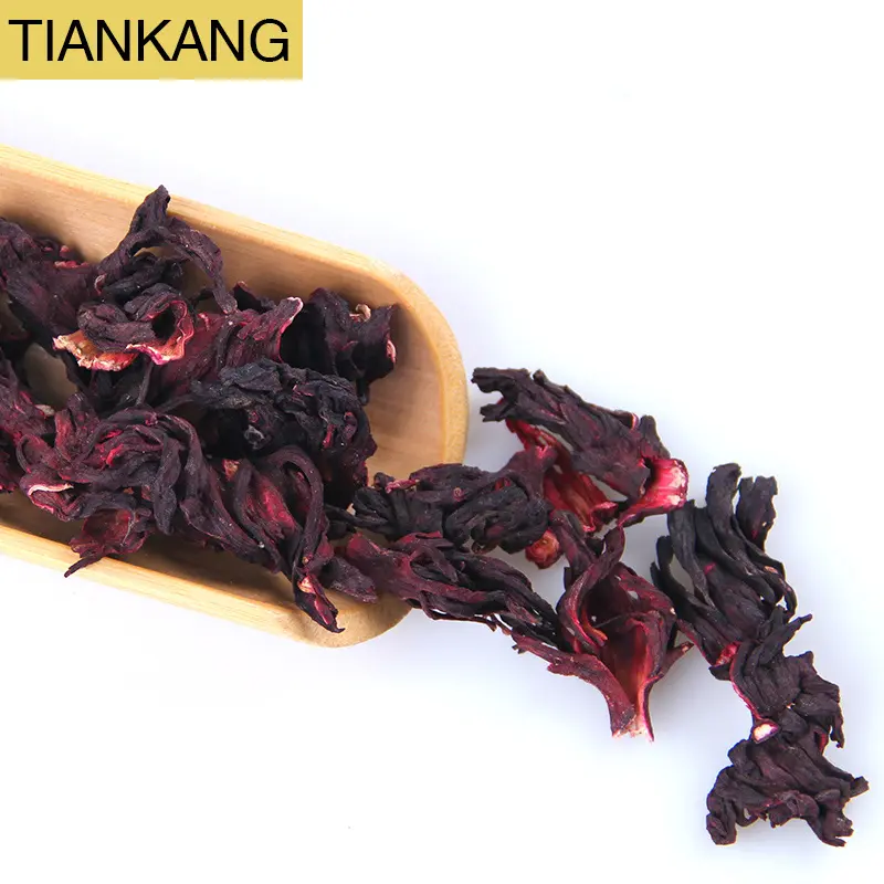 Hibisco seco de té de Roselle seco, suministro de fábrica de té de hibisco orgánico