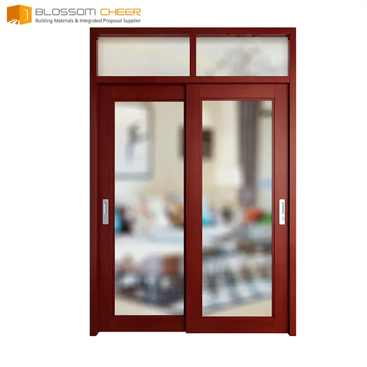 Solid wood cell plate standard sliding glass door size philippines for living room
