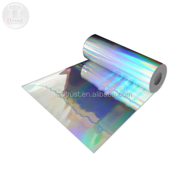 Nahtlose holographische bopp film für laminierung