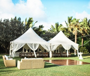 Üretim Tente De Mariage Chapiteau Tente olaylar parti açık tuval altıgen <span class=keywords><strong>Gazebo</strong></span> Pagoda çadırı