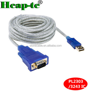 สายอะแดปเตอร์พอร์ตอนุกรม USB ถึง RS232 DB9 10ฟุตพร้อมชิปเซ็ต FTDI รองรับ Windows 10 8 7และ Mac Linux - Product Image 2