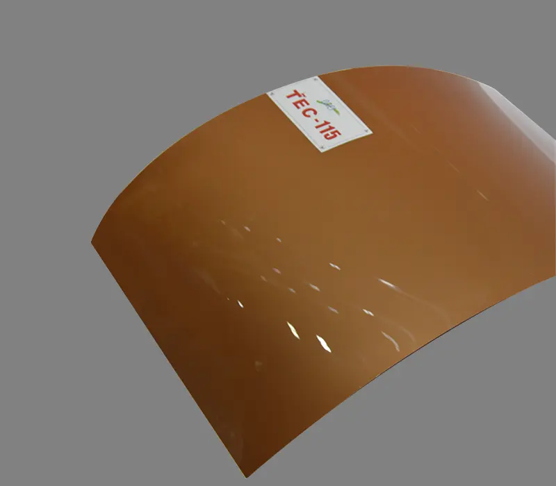 Renkli yüksek parlatıcısı darbe direnci PETG levha için düz laminasyon