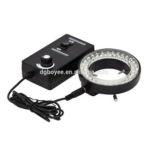 立体显微镜 60毫米可调环形 LED 光源 60 LED 显微镜可调亮度光源光源 - Product Image 3