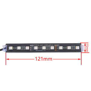 HAIZG Hot Sell 9LED Wireless Decorative <strong>Light</strong> Led Strip Remote <strong>Control</strong> RGB Voice <strong>Sensor</strong> Sound Music <strong>Control</strong> <strong>Car</strong> Led <strong>Light</strong> - Product Image 2