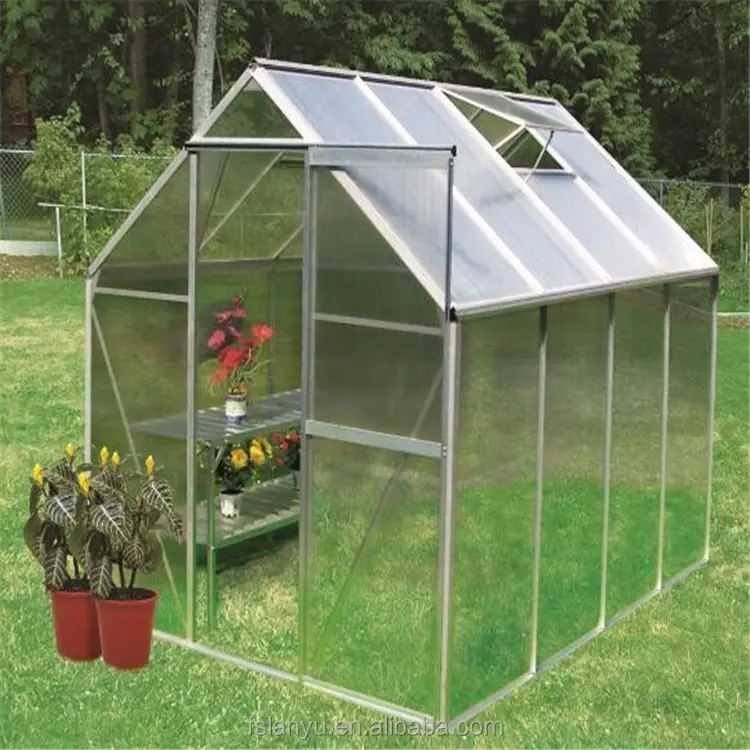Invernadero de vidrio comercial usado para la venta