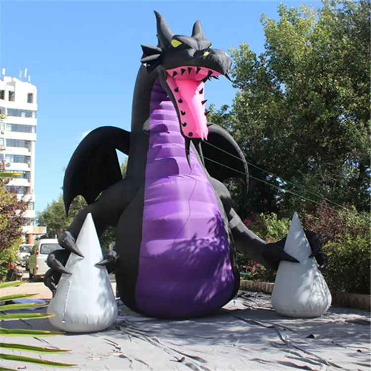 Halloween dinosaurus staande decoraties reclame opblaasbare animal giant opblaasbare dinosaurus voor reclame opblaasbare