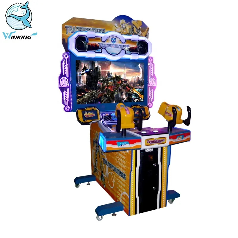 Gettoni Simulatore Arcade Pistola Video Giochi Transformers Gioco di Tiro Macchina al coperto per la Vendita