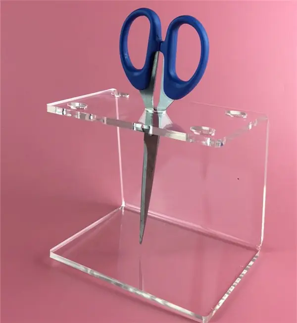 Clear scissor holder acrylic scissor holder display stand