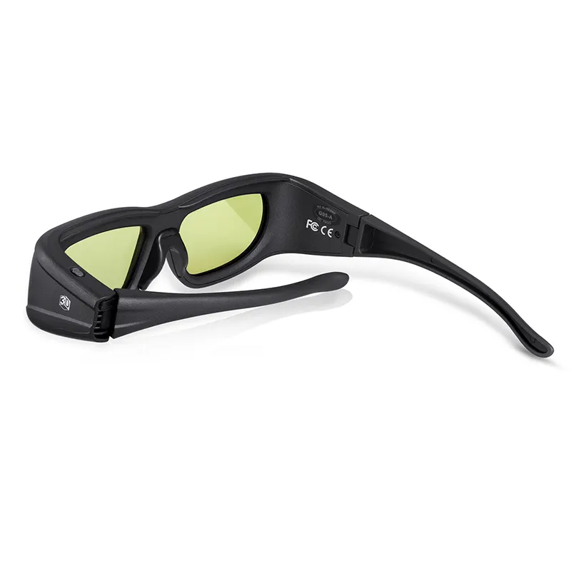 Lunettes 3D volet actif Rechargeable Bluetooth RF, 2 pièces, pour moniteur normal