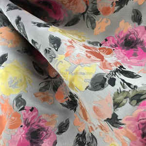 100% POLYESTER FLOWER <strong>PATTERN</strong> WOVEN BROCADE JACQUARD FABRIC - Product Image 2