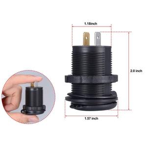 带发光二极管灯的12v-24v 4.8A双<span class=keywords><strong>usb</strong></span>车载充电器