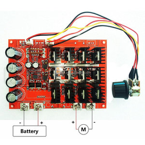 10-50 V 60A DC Motor Speed Control PWM HHO RC Regolatore 12 V 24 V 48 V 3000 W MAX - Product Image 3