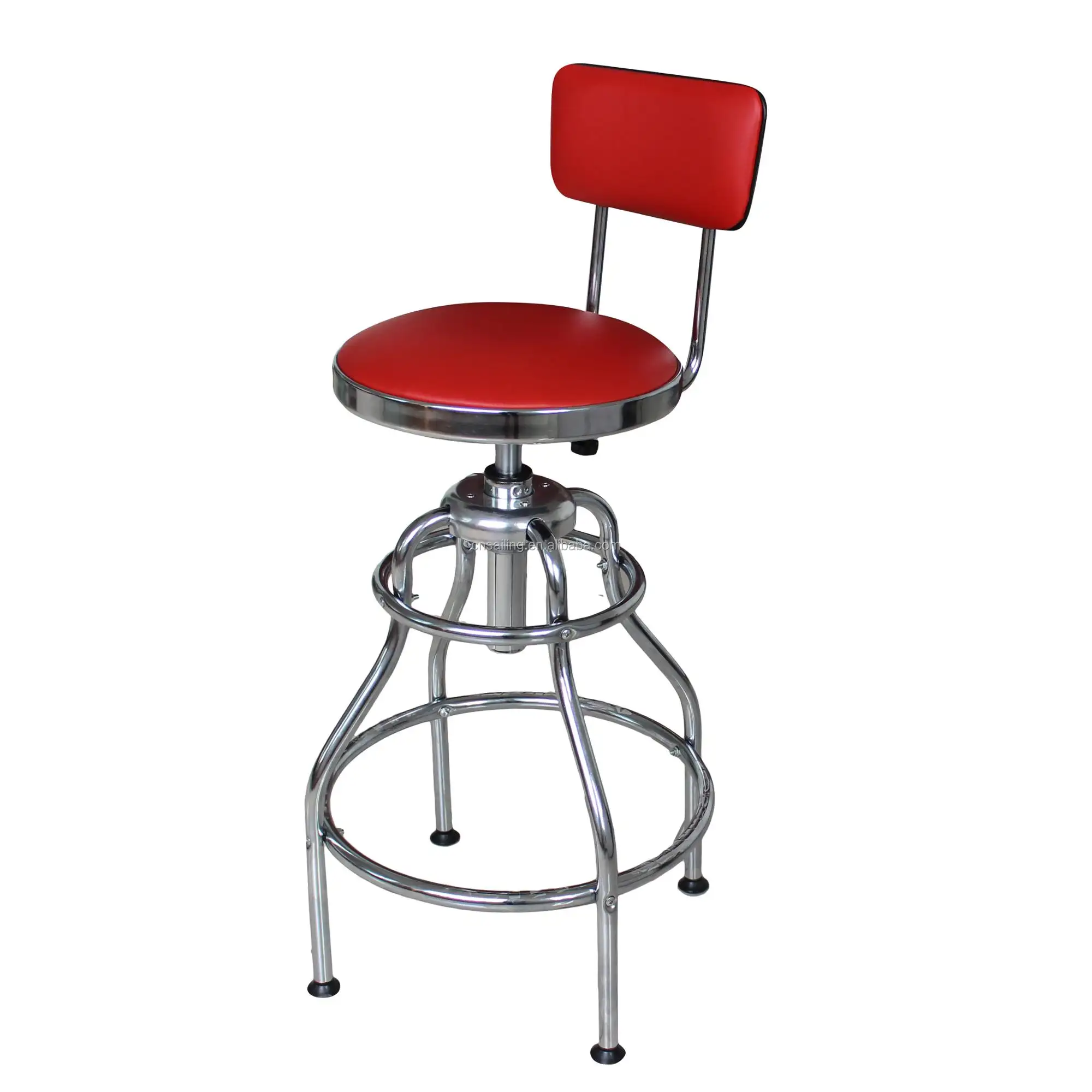 Tabouret de Bar, pivotant, avec repose-pieds à l'arrière, chaise de Bar réglable, bon marché, 2 pièces