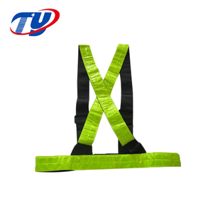 สายรัดเสื้อกั๊กสะท้อนแสงมองเห็นได้สูงวิ่งเข็มขัดยืดหยุ่น - Product Image 1