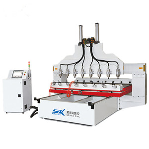 8 Heads <strong>4</strong> Axis Wood Rotary Engraving Machine Wood Stair <strong>4</strong> Axis Wood <strong>Cnc</strong> <strong>Router</strong> Machine