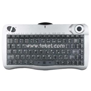 Teclado infrarrojo KVCOM con ratón trackball, teclado multimedia de tamaño completo, receptor personalizado - Product Image 1