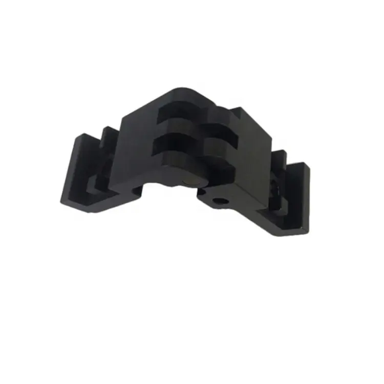 OEM ODM Custom Black Hard Anodized 6061-T6 Aluminum CNC Machining Milling Machinery Hinges