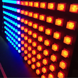 Новая светодиодная rgb матричная панель для дискотеки IC club, управление пикселем DMX, настенное крепление, Светодиодная панель rgb