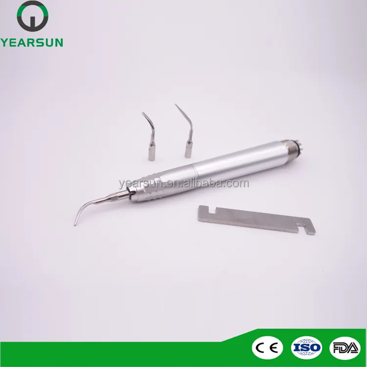 Escalador ultrasónico Dental con aire, conjunto de herramientas de mano, 2 agujeros y 4 agujeros disponibles