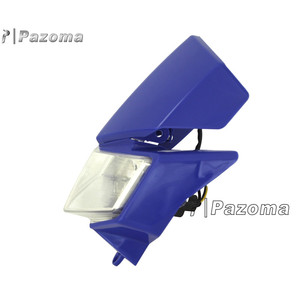 Motorcycle Black/White/Green/Blue 18/18W HeadlightためKawasaki KLX250 D-Tracker X 250 2008-2019 Front Light - Product Image 4