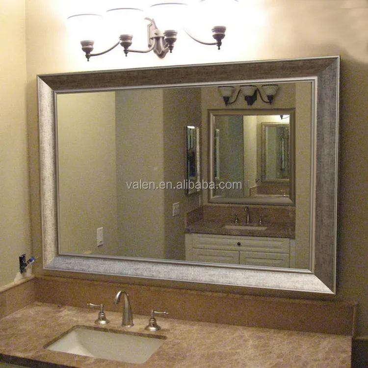 Espejo colgante decorativo de pared para baño, reproducción antigua, diseño