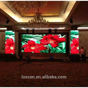 Panel de pared de vídeo LED para interior, instalación fija, pantalla LED P2.5