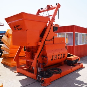 <strong>JS750</strong> Double Shaft Paddle <strong>Mixer</strong> Twin Shaft Concrete <strong>Mixer</strong>