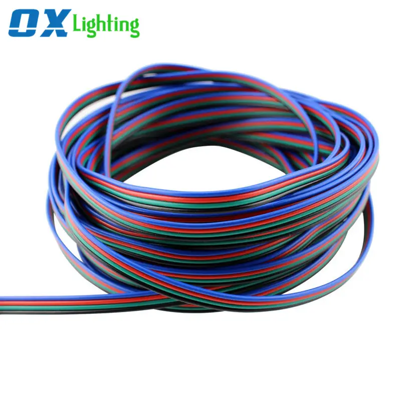 2PIN 3PIN 5PIN 6PIN 4pin LED Extension Wires Cables 5050 3528 RGB Strip Cable Wire 4PIN