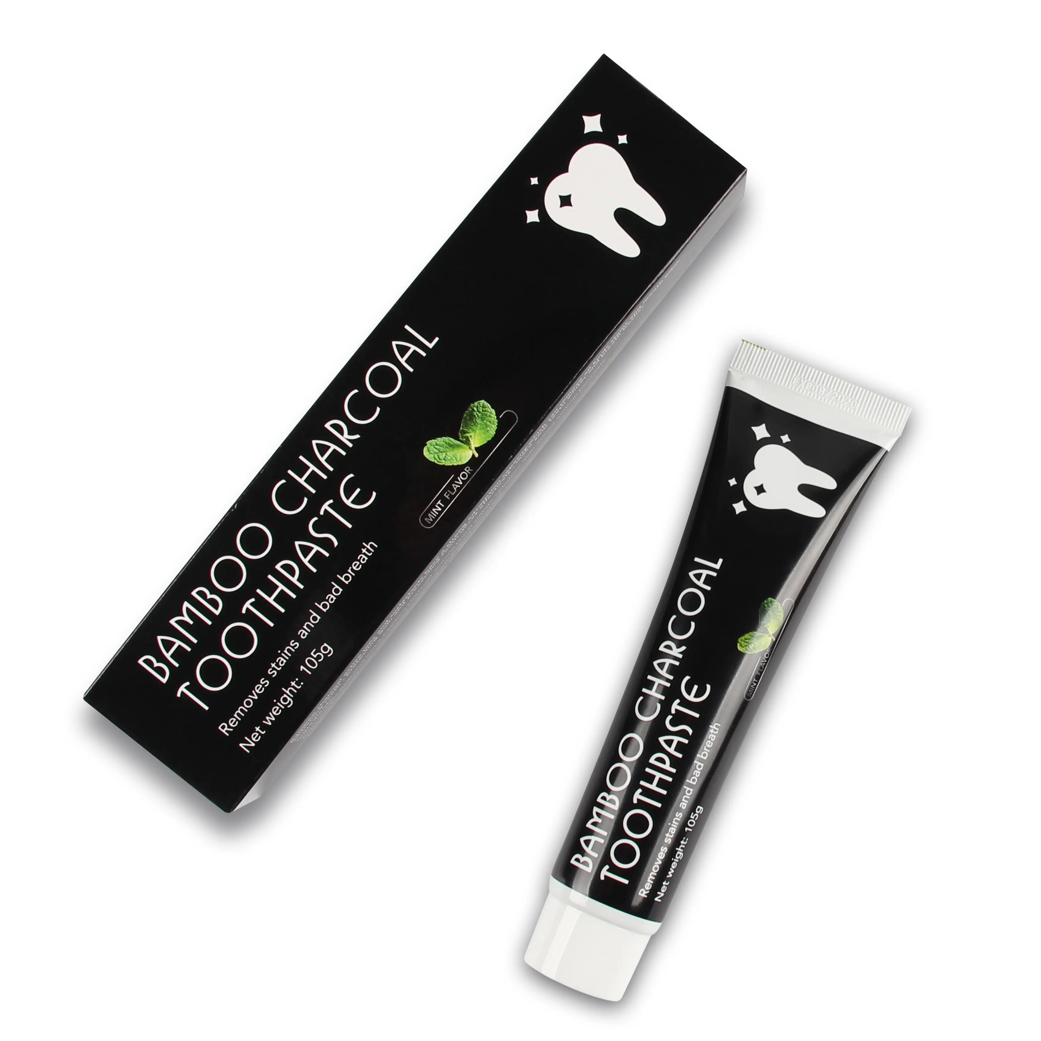 100% Naturale Funzione Anti-Batterica E Chimica Ingrediente Sbiancamento Dei Denti del Carbone di legna di Bambù Dentifricio