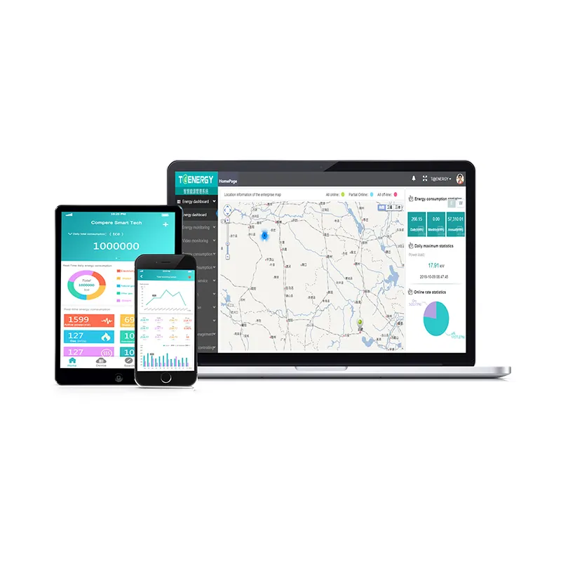 Cloud server di monitoraggio remoto scada sistema di energia industriale sistema di monitoraggio