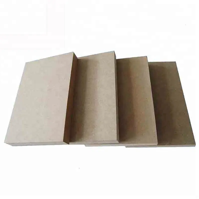 Tablero de mdf de melamina resistente al agua, precio de hoja de mdf de gran tamaño