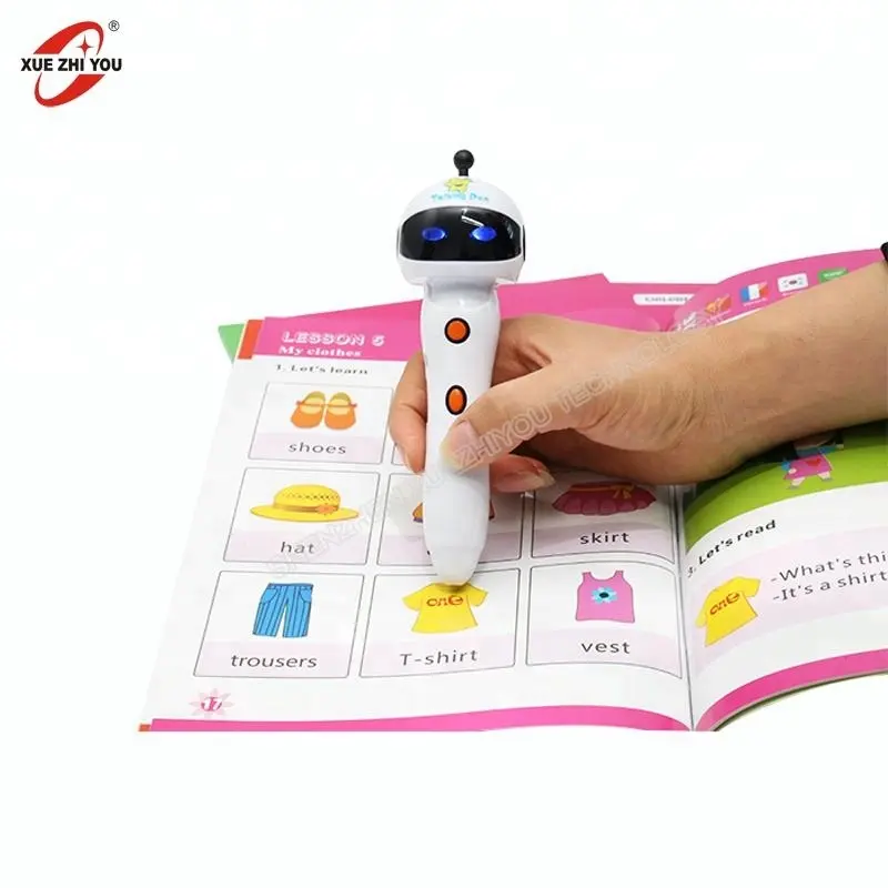 OEM Digitalen Stift Für Kinder Lernen EFL Smart Lesen Reden Sprechen Stift Mit Englisch Sound Bücher
