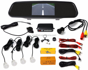 4.3&quot; TFT <strong>LCD</strong> Rear View Mirror Monitor Car Auto Vehicle <strong>Reverse</strong> Backup Radar <strong>System</strong> with 4 Parking <strong>Sensors</strong> Distance Detection - Product Image 5