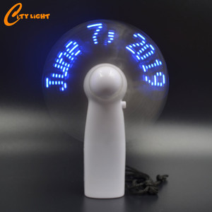 闪光标志<span class=keywords><strong>USB</strong></span>发光二极管可编程发光二极管信息手持促销风扇 - Product Image 2