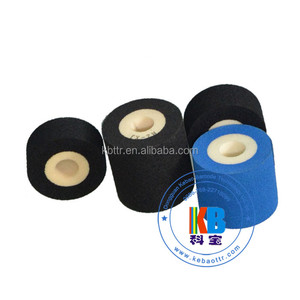 DK1100 Máquina codificadora de datos de rollo de tinta caliente Rodillo de tinta sólida de color negro para máquina de embalaje - Product Image 3