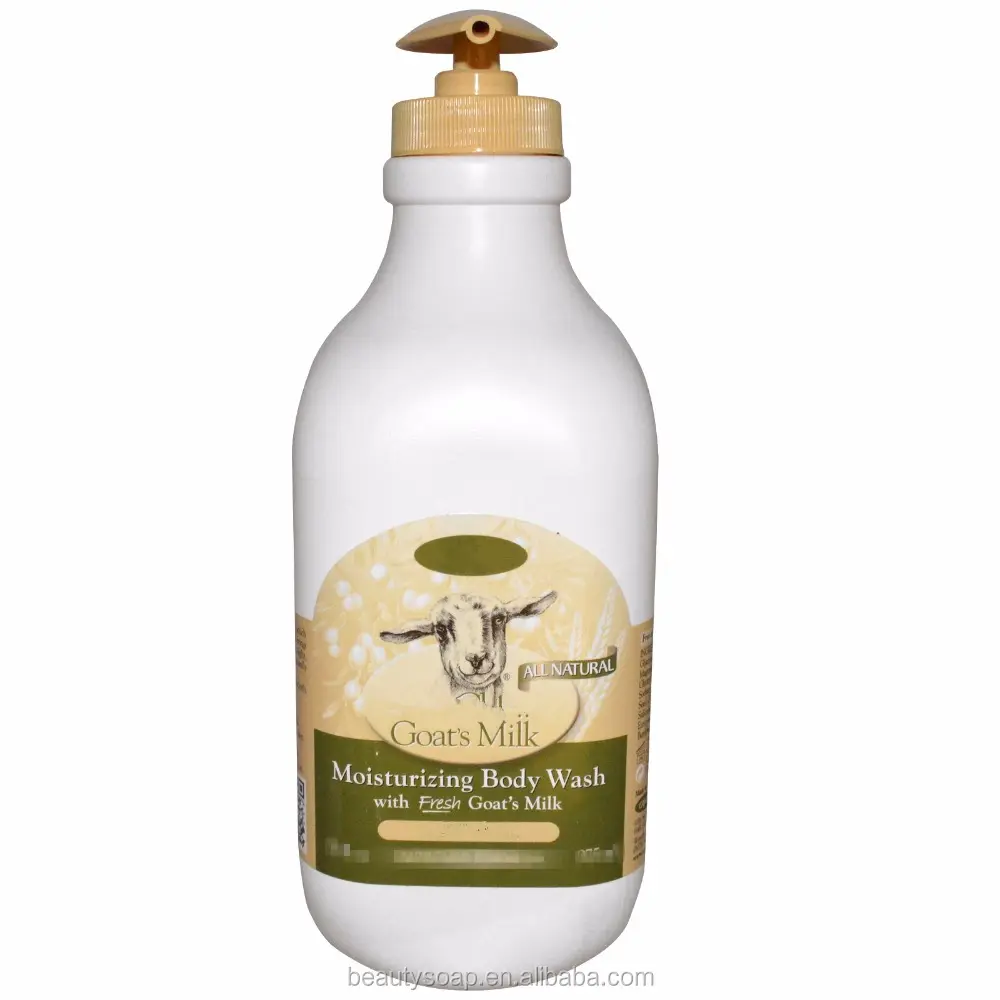 Gel de ducha y baño de leche de cabra, la más vendida (lavado corporal) para servicio OEM