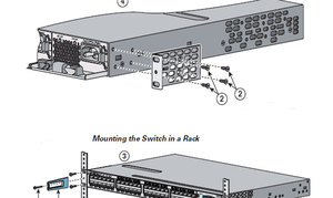 C3KX-RACK-KIT 19 "C3KX-ACC-KIT 2 Chân Đế + Ốc Vít Công Tắc 3750X 3560X - Product Image 5