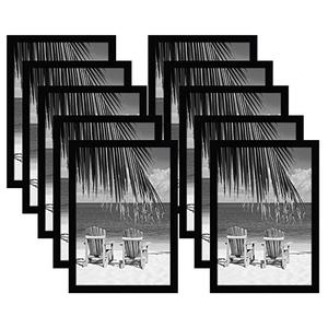 プリント & 写真用13x19インチブラック木製ギャラリースタイル装飾額縁 - Product Image 3