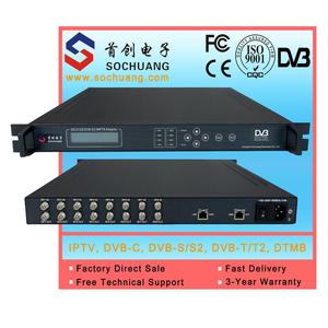 Convertisseur de multidiffusion UDP IP DVB-S2 8 canaux RF vers IP MPTS HD IRD/8in1 QPSK 8PSK/IP professionnel IGMP IRD - Product Image 3