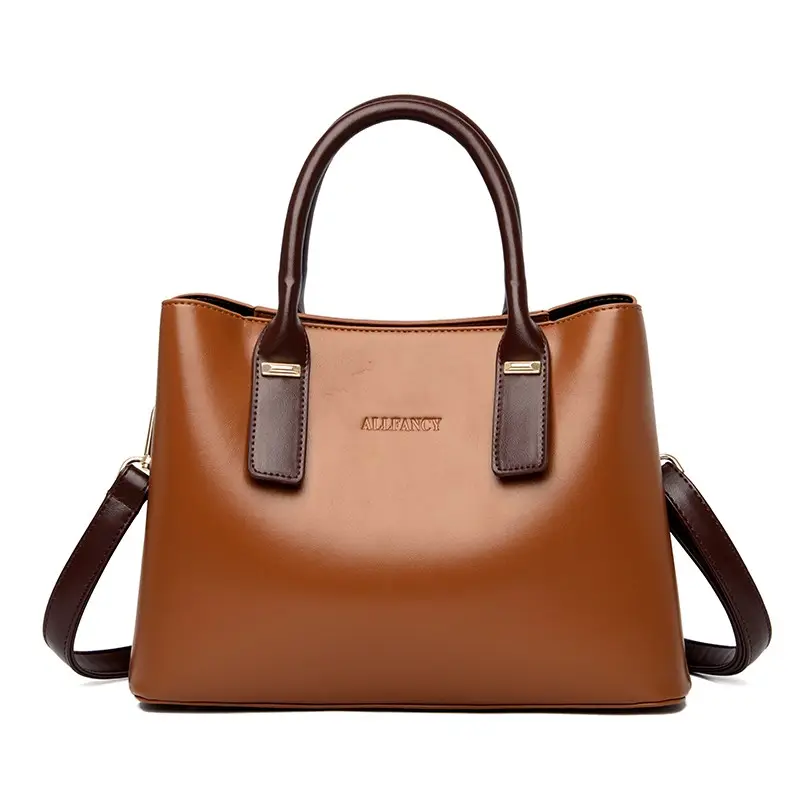 JIANUO mujer cuero marrón bolsas de moda 2019 stocklot bolso