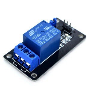 Módulo de relé de 5V con salida de relé optoacoplador Módulo de relé de 1 vía Placa PCB negra