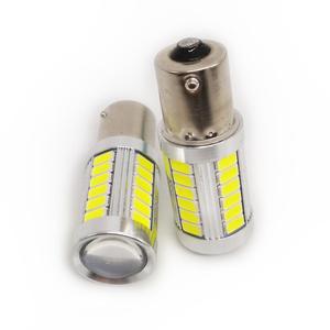 1156 BA15S P21W 1157 BAY15D P21/5W Sokcet หลอดไฟ Led 5630 5730ชิป33 SMD กระพริบไฟเบรกรถยนต์ DC 12V โคมไฟย้อนกลับอัตโนมัติ - Product Image 4