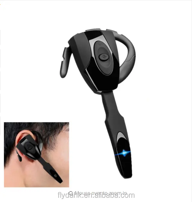 EX-01 Portable In-ear Wireless Sports Gaming Headset Earphone Handsfree with Mic for PS3 Smartphone Tablet PC