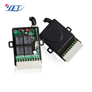 433 Mhz Universal Wireless Remote Control Switch DC 12V 4CHリレーReceiver Module With 4ch RF Remote 433 Mhz Transmitter - Product Image 1
