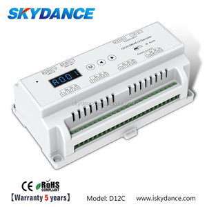 SKYDANCE D12 DMX512 декодер 12 каналов Светодиодный многоканальный rgbw dmx RDM контроллер - Product Image 2