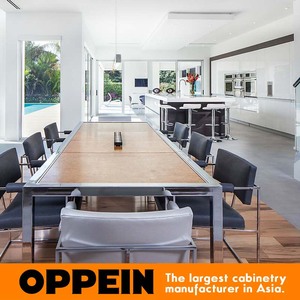 מודרני Alacenas De Cocina מלמין עץ ריהוט מיובא מטבח ארון מסין פרויקט מטבח